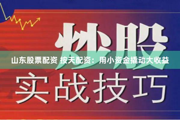 山东股票配资 按天配资：用小资金撬动大收益