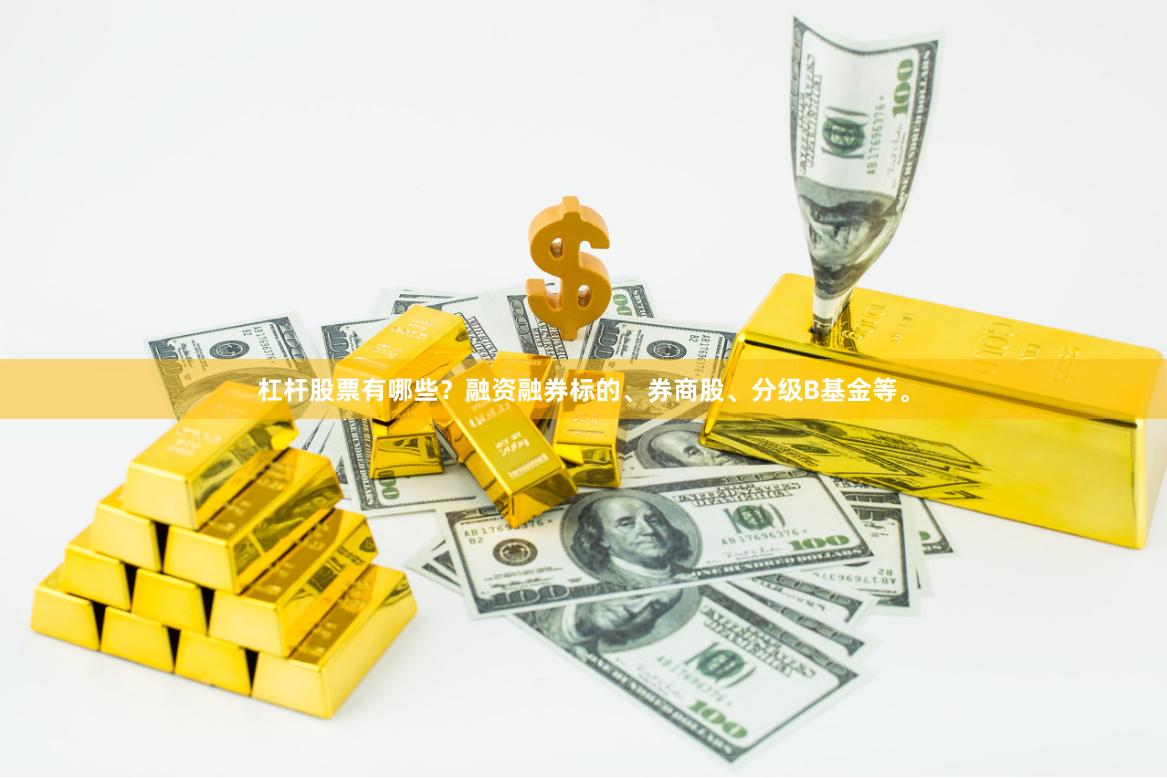 杠杆股票有哪些？融资融券标的、券商股、分级B基金等。